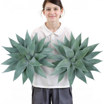 Botanical Artificial Blue Agave Plant Home Decor Arrangement