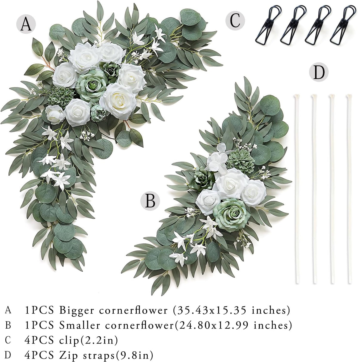 Vibrant Olalaka Sage Green White Home Decor Statement
