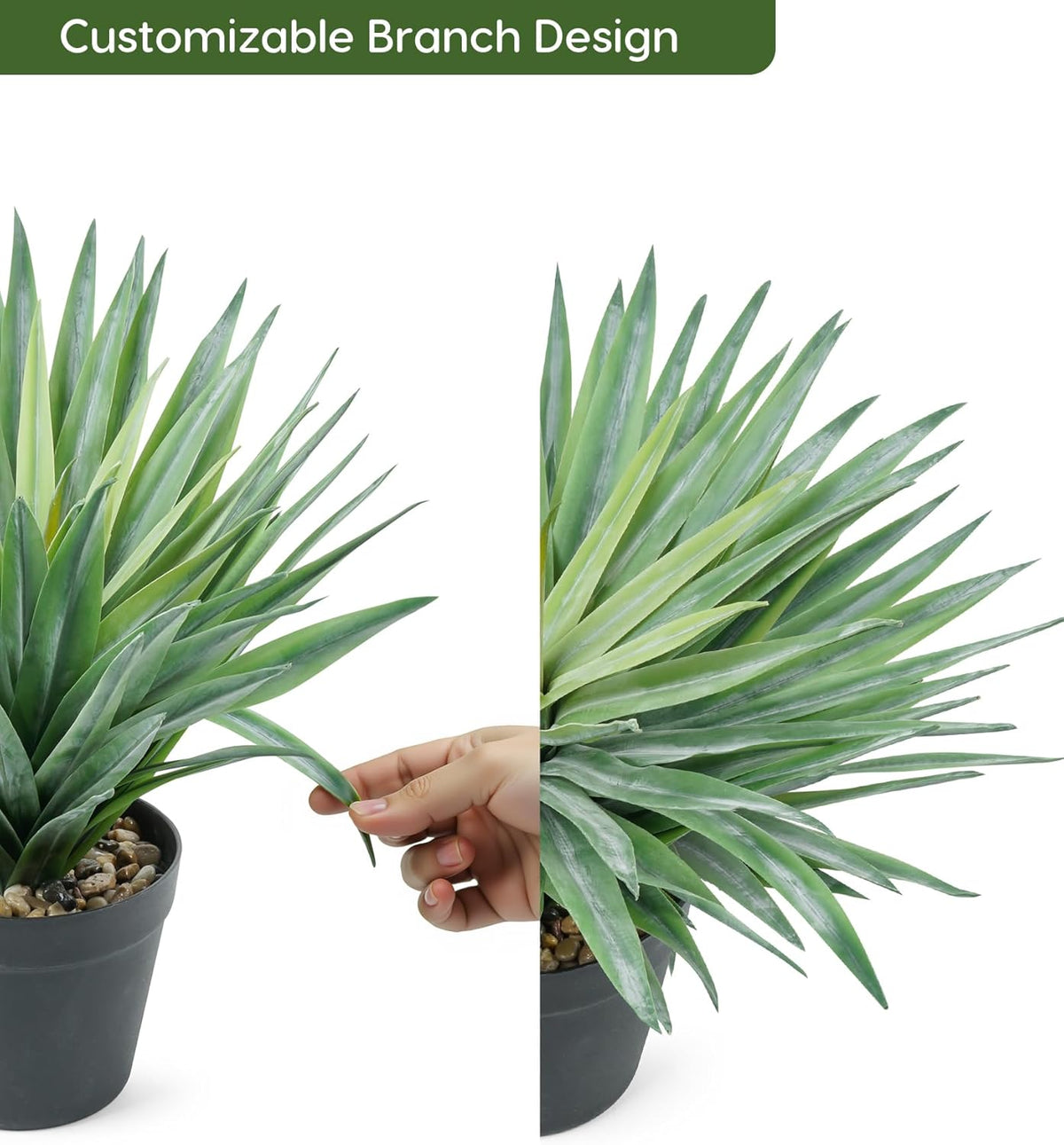 Charming Large Artificial Agave Plant Home Decor Assortment