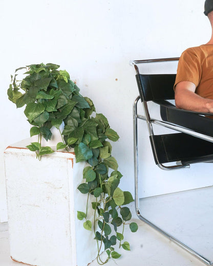 Retrograde 32" Realistic Fake Pothos Ivy Plant Silk Artificial Plant for Aesthetic Home Decor Indoor (Dark Green)