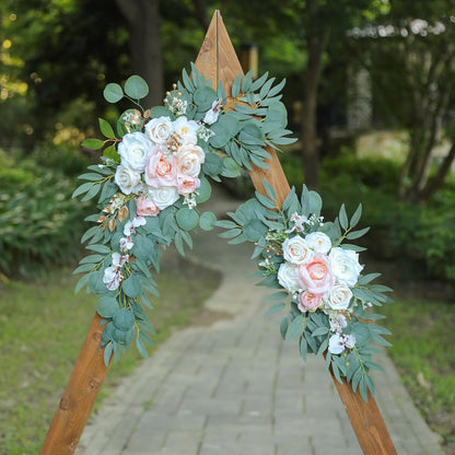 Charming Blush Pink Wedding Arch Home Decor Selection