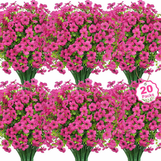 Elegant Bundles Fuchsia Eucalyptus UV Home Decor Set