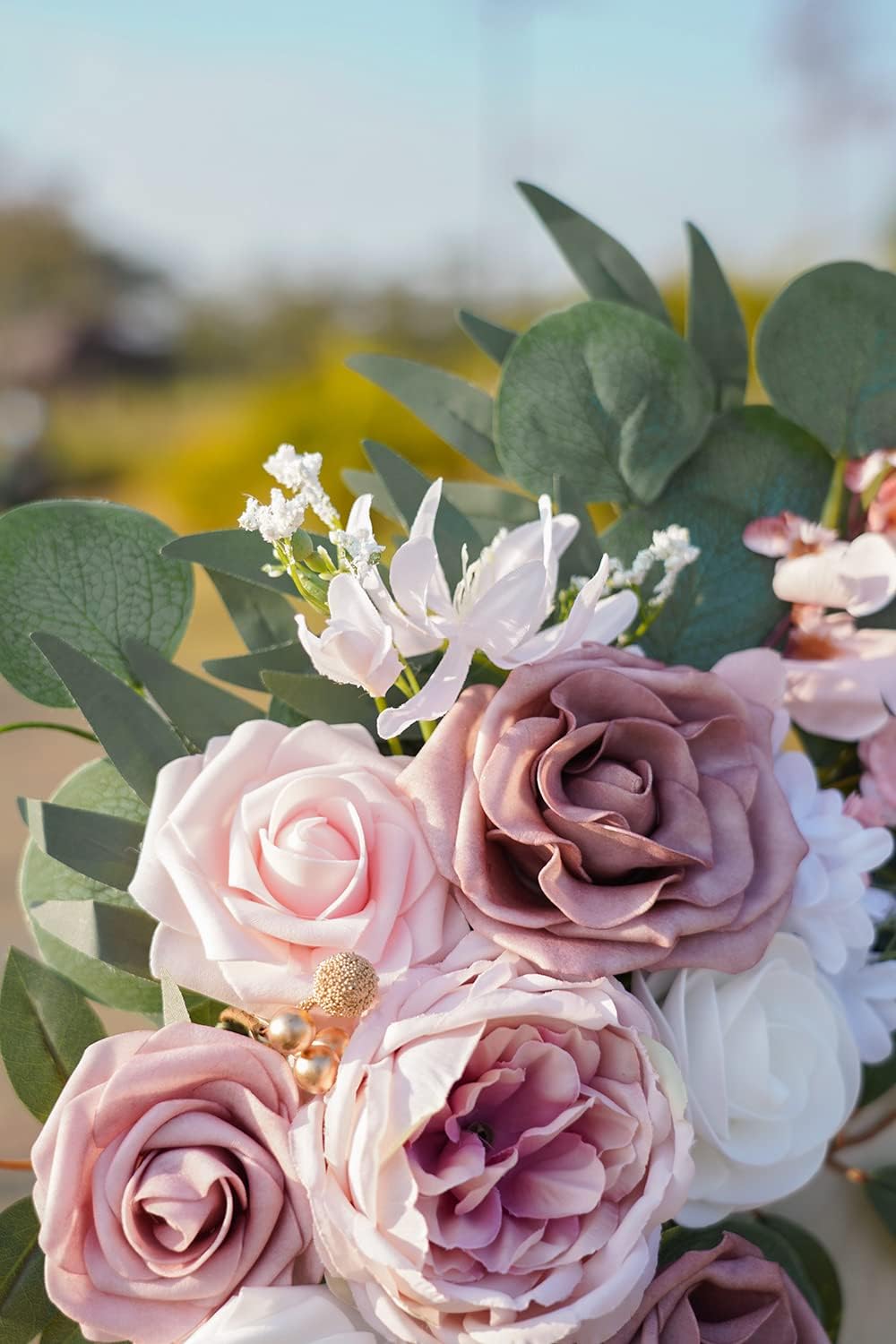 Deluxe Dusty Rose Wedding Arch Home Decor Assortment