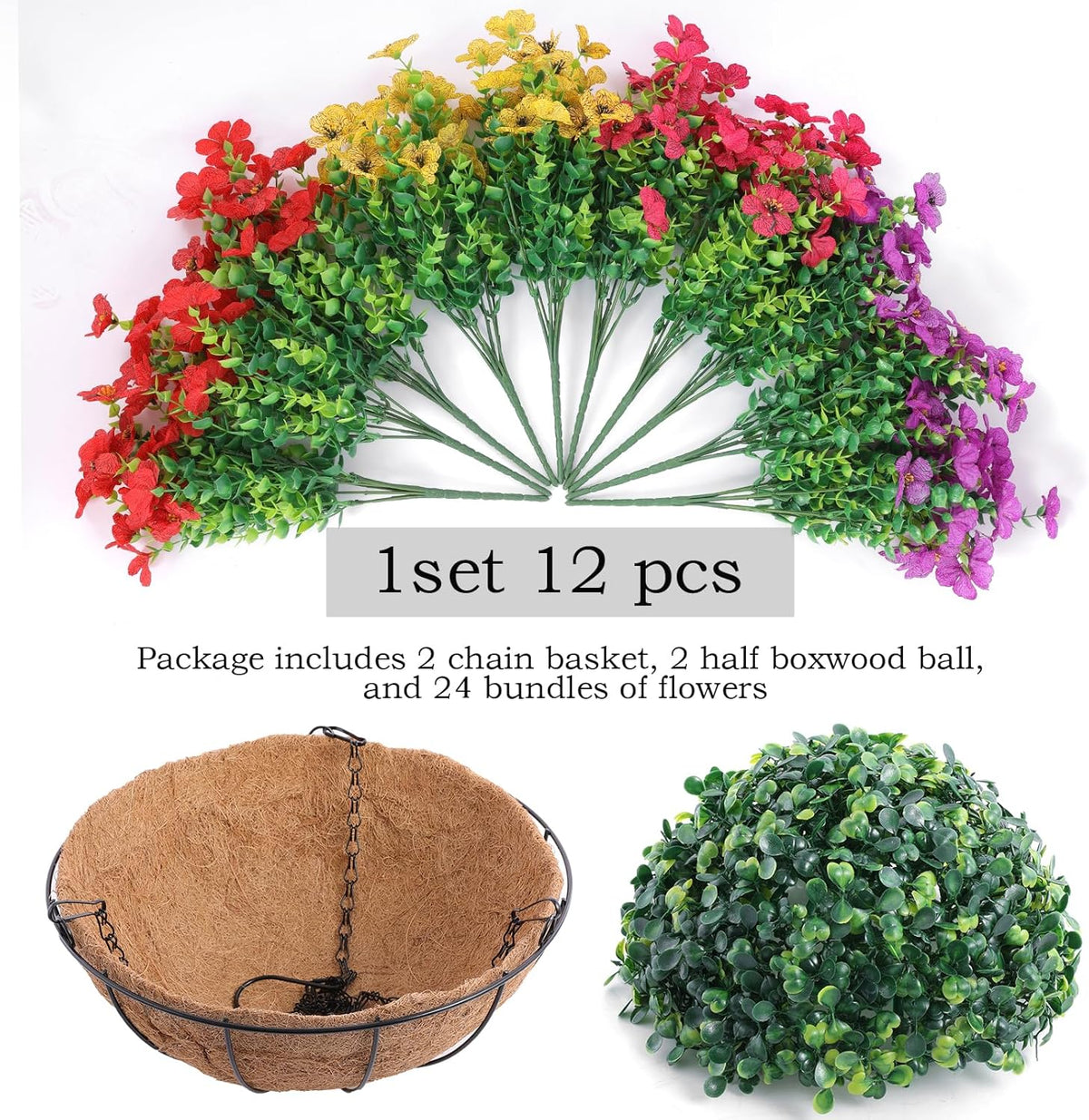 Modern Hananona Artificial Hanging Style Outdoor Decor Display
