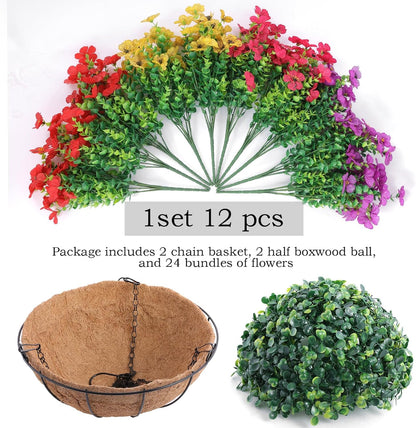 Modern Hananona Artificial Hanging Style Outdoor Decor Display