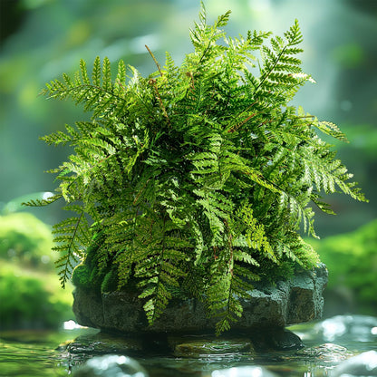 Natural Artificial Boston Ferns Resistant Home Decor Selection