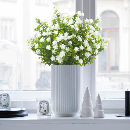 Seasonal Bundles White Faux UV Home Decor Arrangement