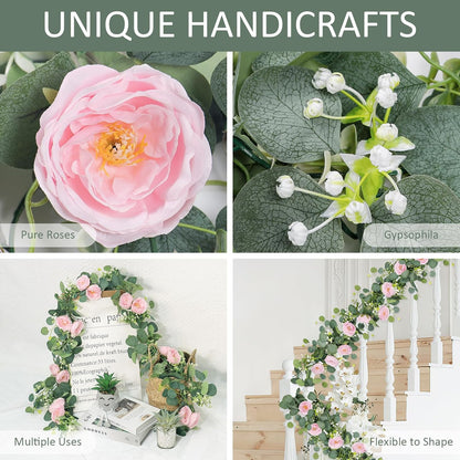 Stylish Tochgreen Artificial Eucalyptus Flower Home Decor Kit