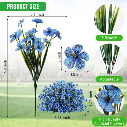 Timeless Artificial Faux UV Resistant Outdoor Decor Selection