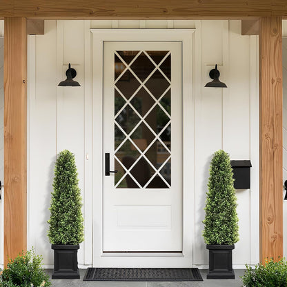 Elegant Boxwood Topiary Tall Topiaries Outdoor Decor Series