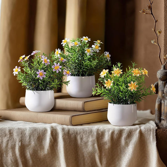 Refined Small Artificial Potted Kitchen Home Decor Kit
