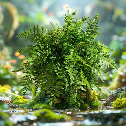 Natural Artificial Boston Ferns Resistant Home Decor Selection