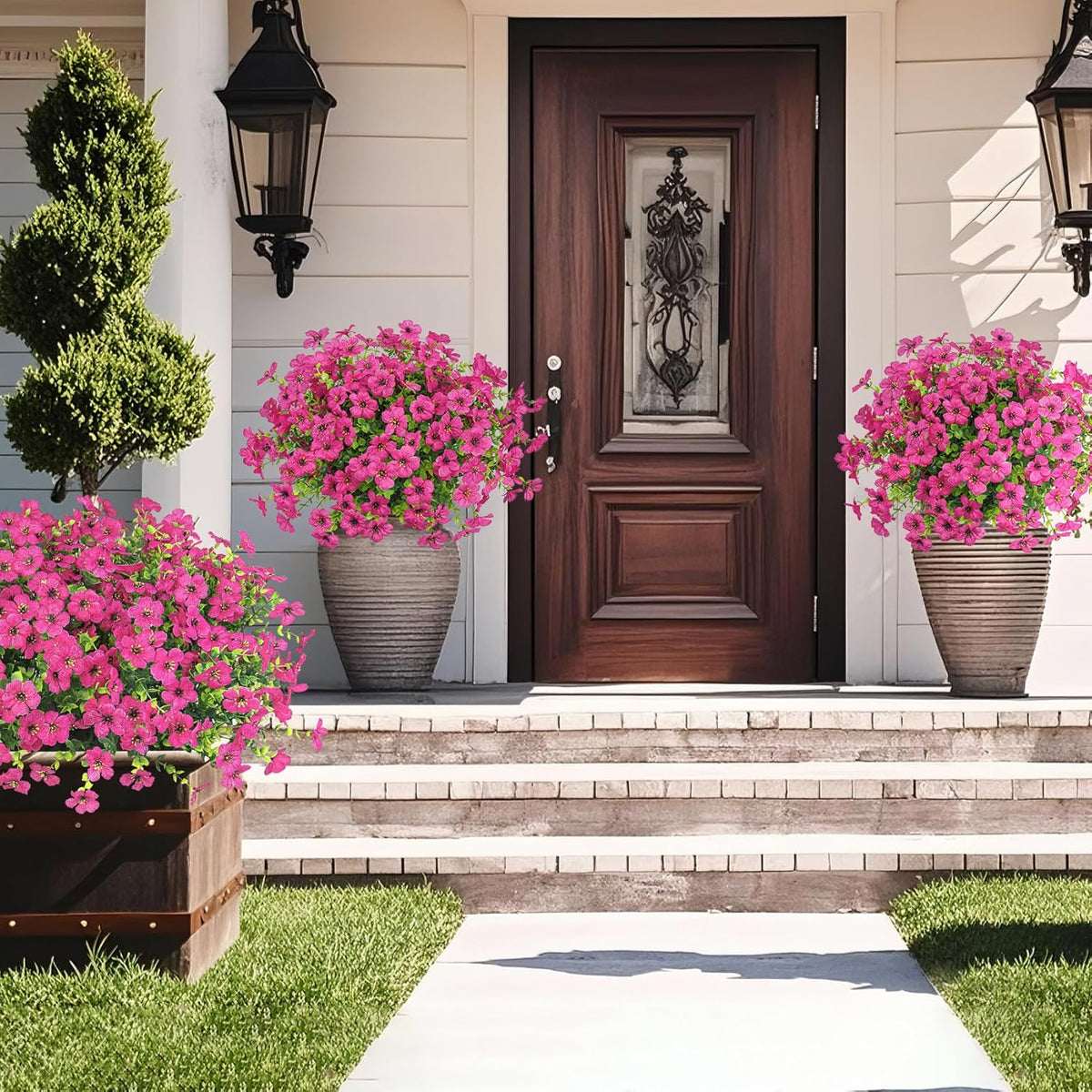 Elegant Bundles Fuchsia Eucalyptus UV Home Decor Set