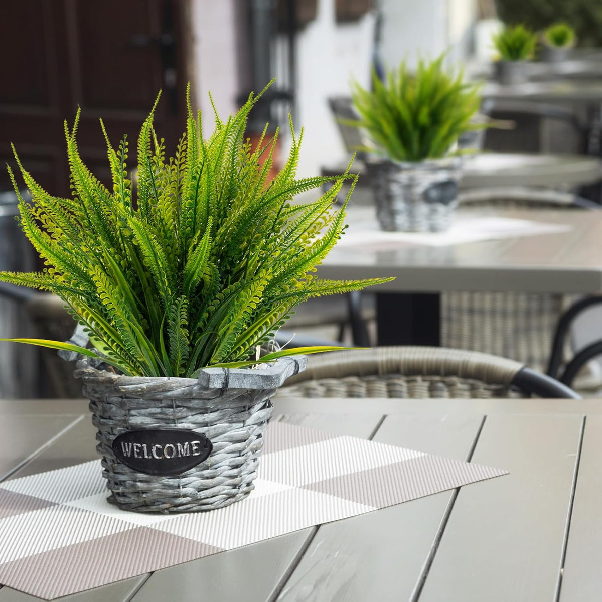 Realistic Bundles Artificial Boston Ferns Home Decor Assortment