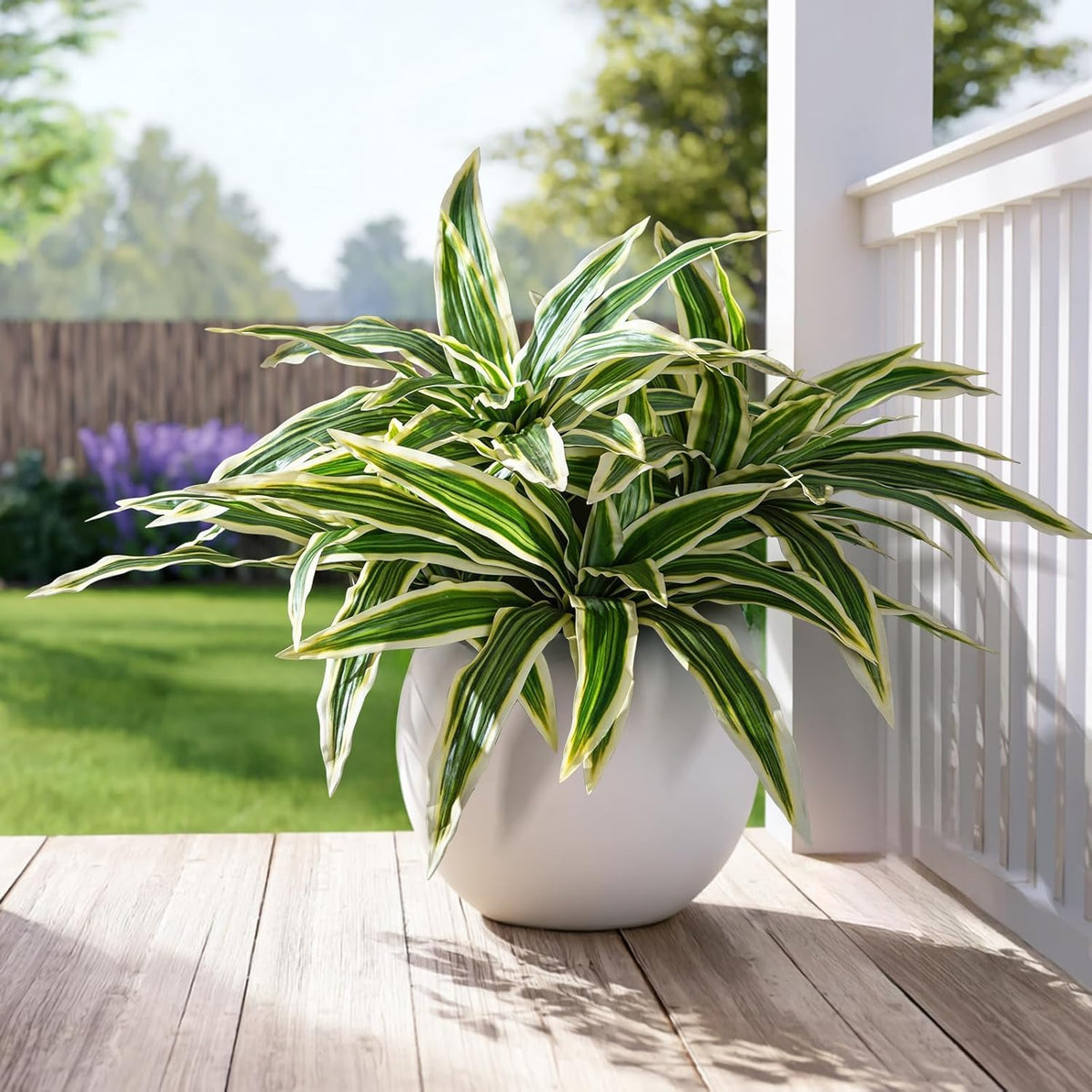 Rustic Artificial Dracaena Stems Greenery Home Decor Accent