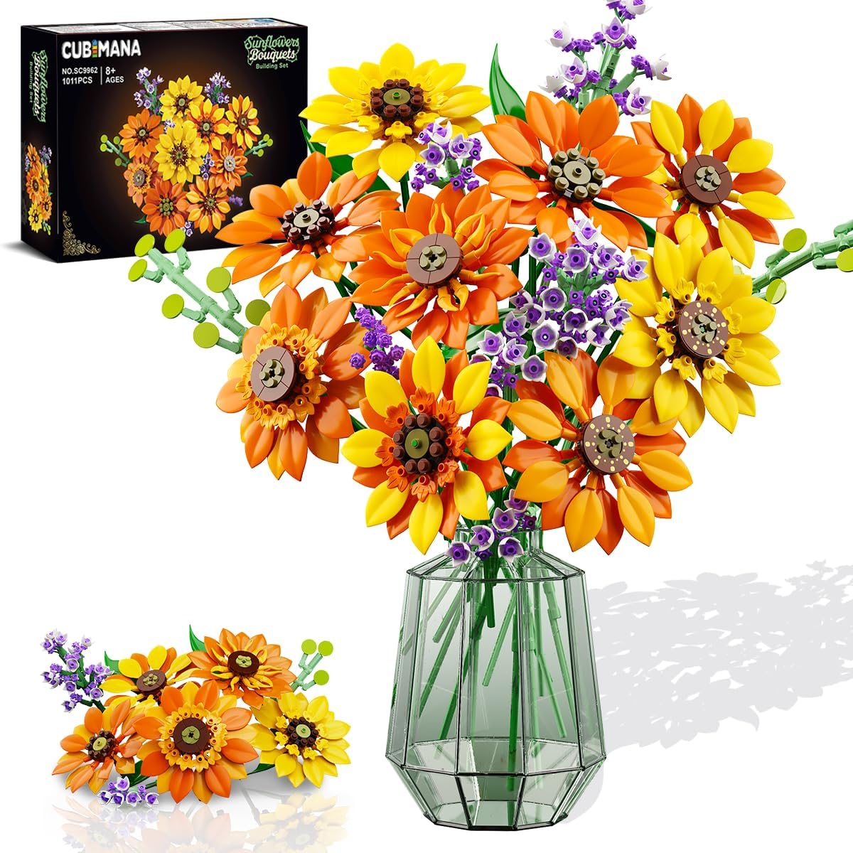 Timeless Sunflower Bouquet Building Handmade Home Decor Bundle