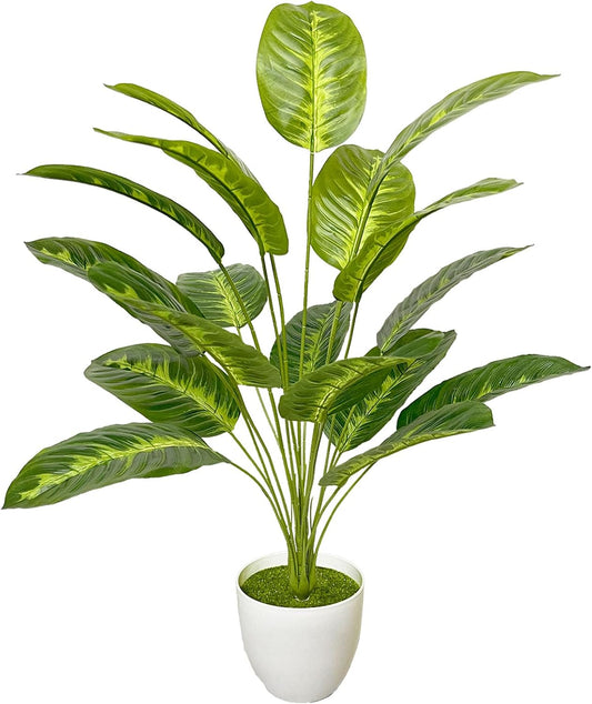 Seasonal Artificial Potted Monstera Style Home Decor Bundle