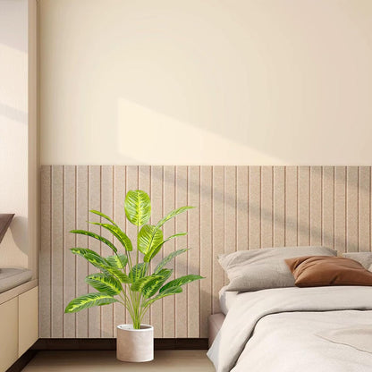 Seasonal Artificial Potted Monstera Style Home Decor Bundle