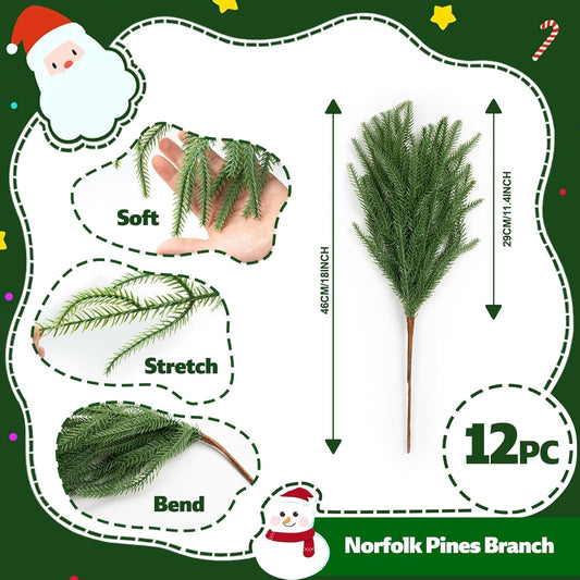 Classic Real Touch Norfolk Pine Holiday Decor Accent