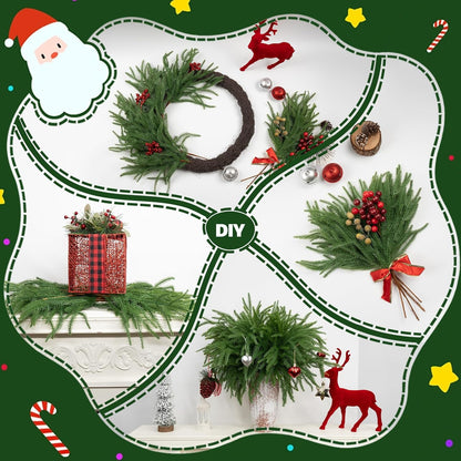 Classic Real Touch Norfolk Pine Holiday Decor Accent
