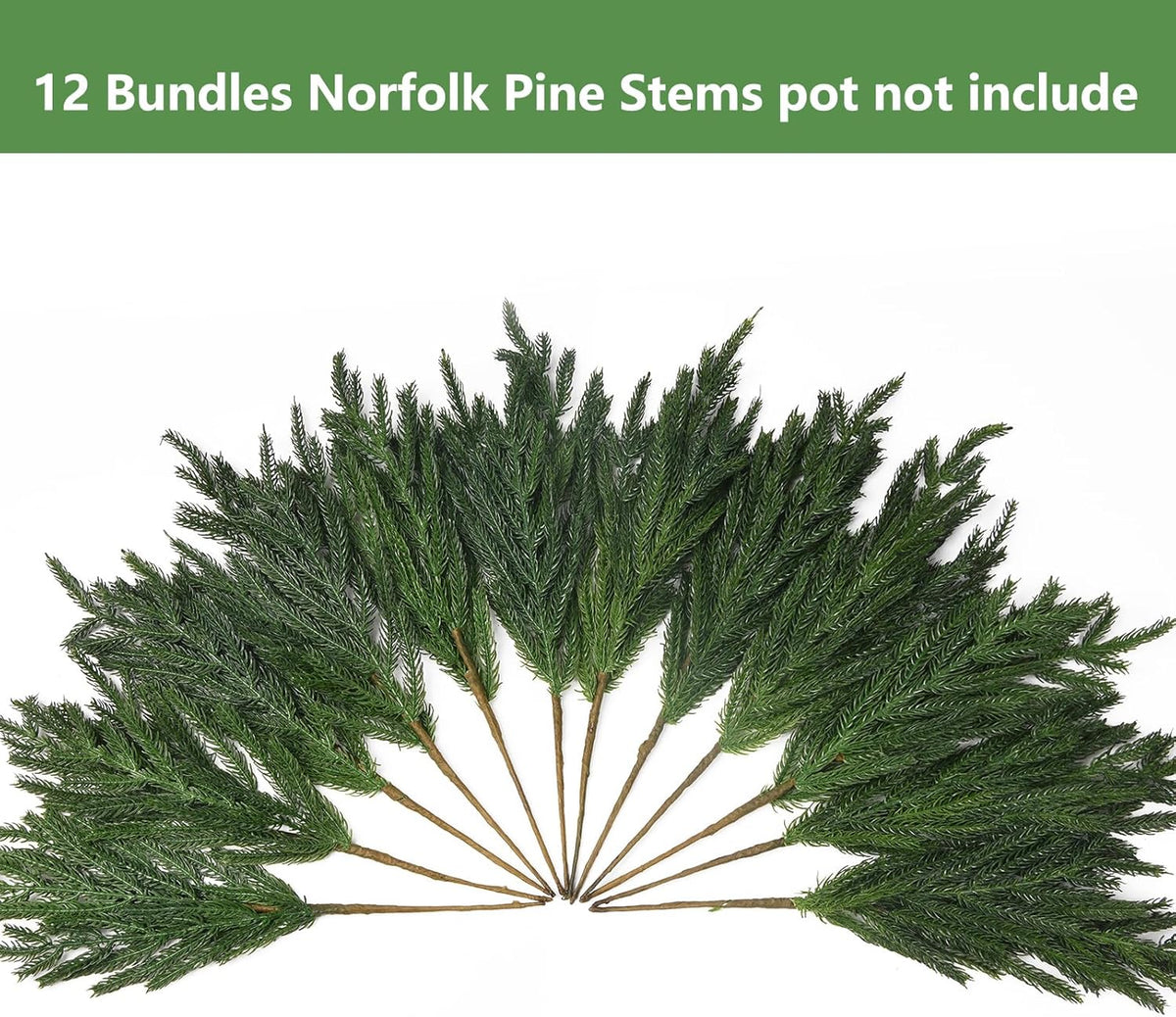 Seasonal Real Touch Artificial Norfolk Holiday Decor Arrangement