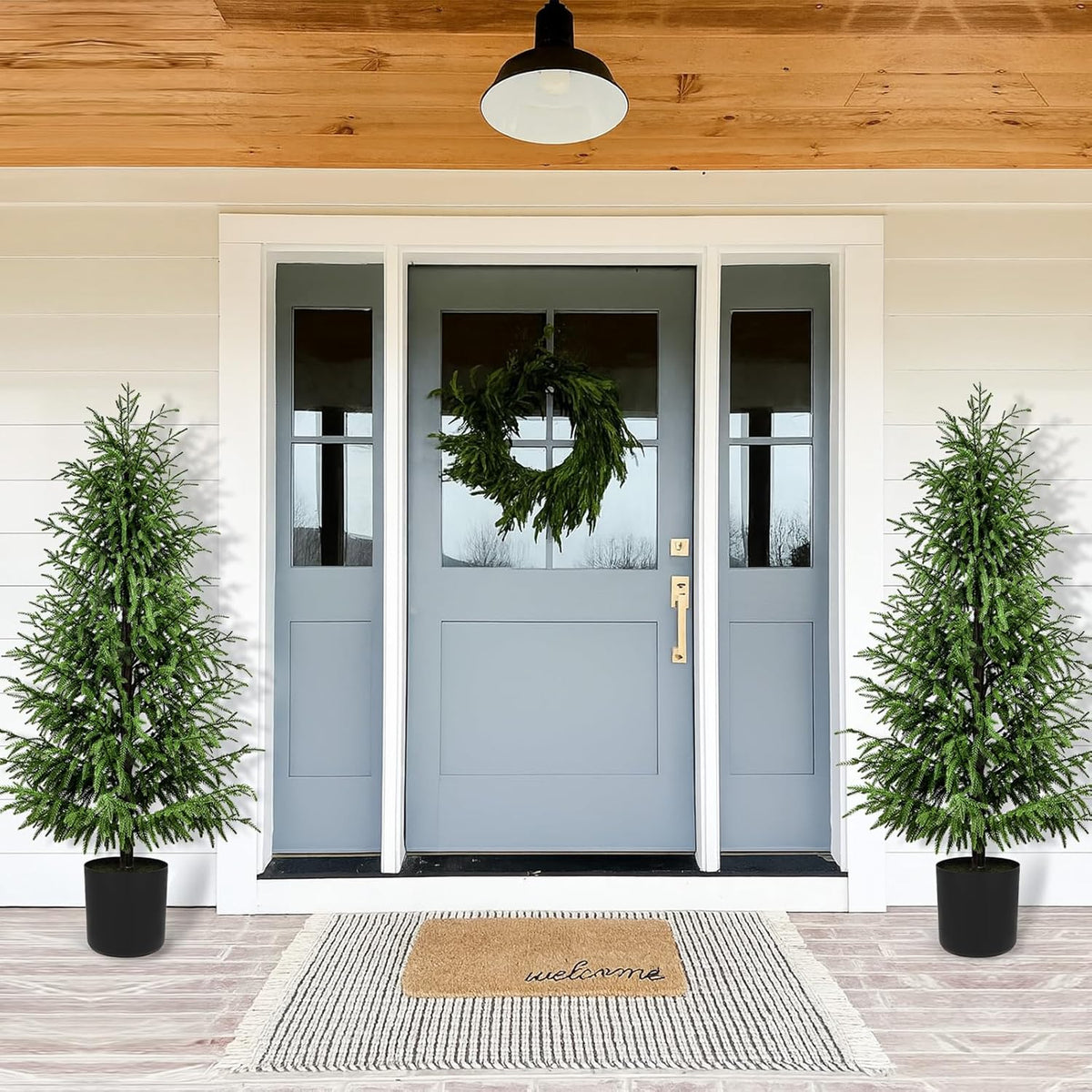 Premium Artificial Norfolk Pine Potted Home Decor Collection