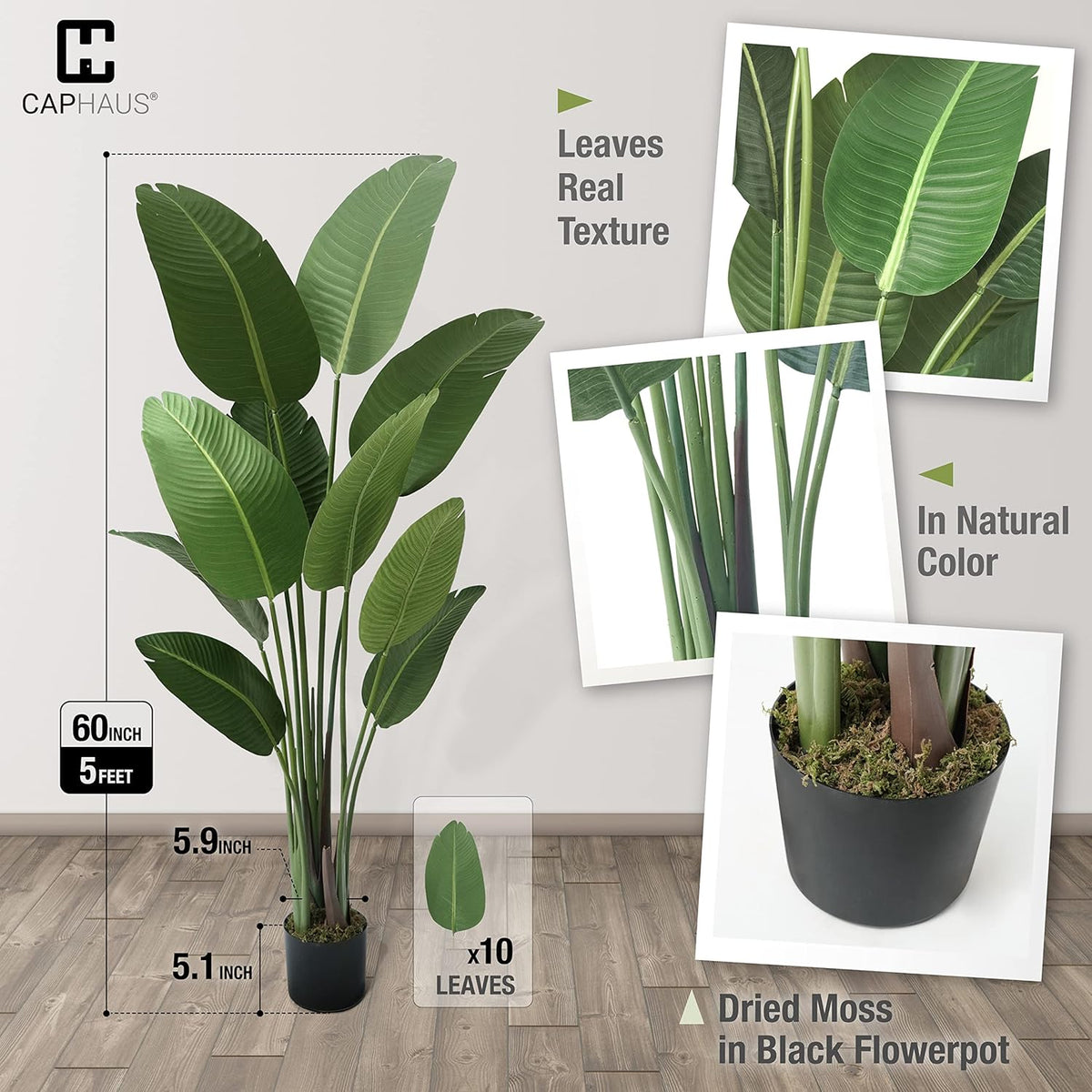 Lush Artificial Bird Paradise Resistant Home Decor Selection