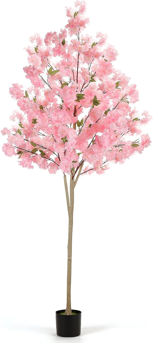 Stylish Artificial Cherry Blossom Pink Home Decor Kit