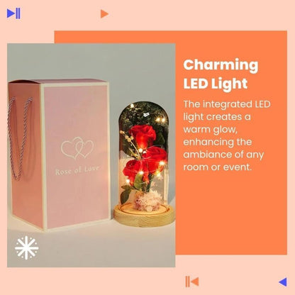 Realistic Led Artificial Rose Bouquet Home Decor Accent