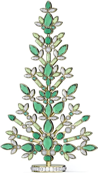 Stylish Green Ornament Crystals Gold Holiday Decor Statement