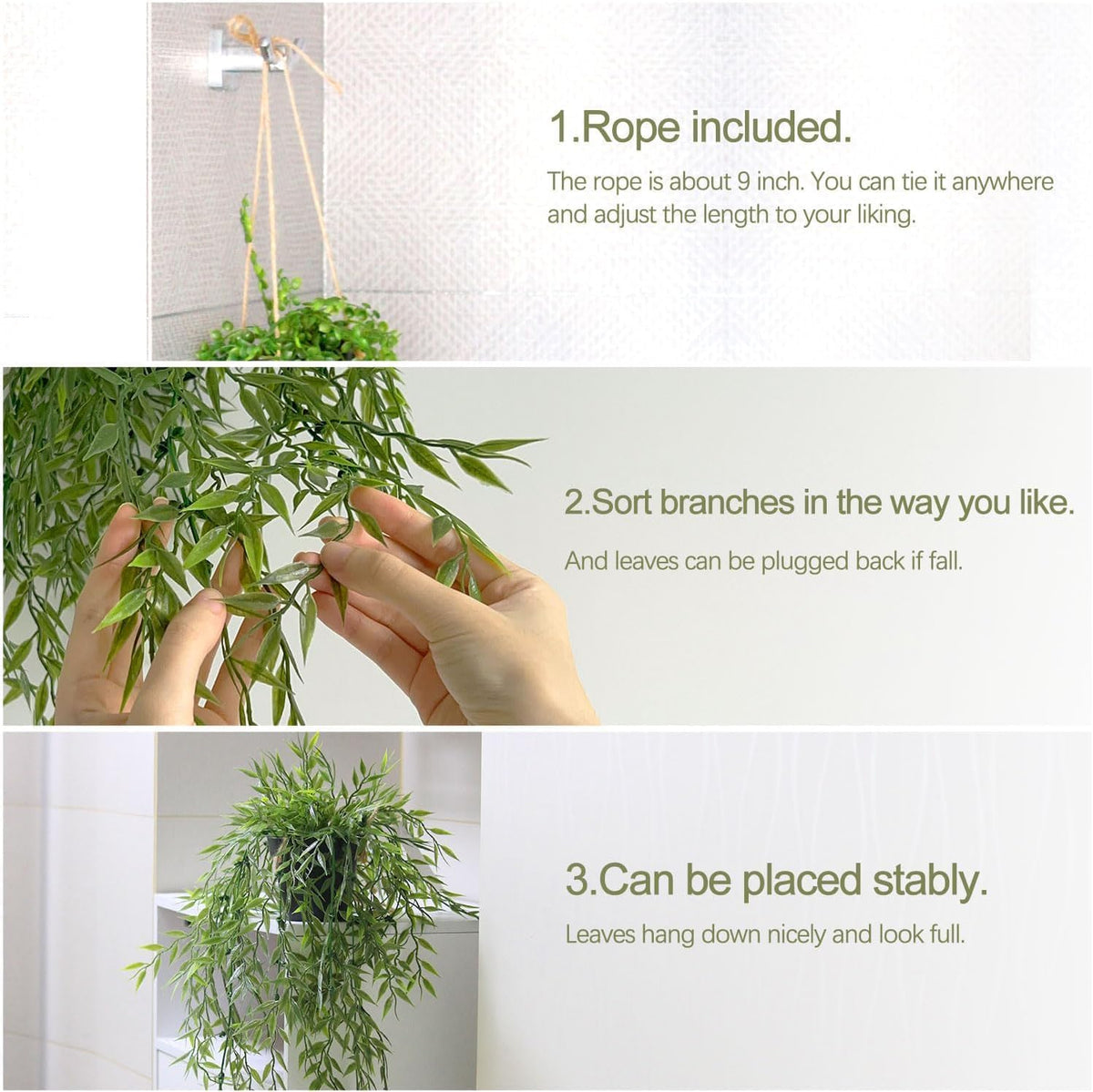Natural Artificial Hanging Dried Style Indoor Decor Series