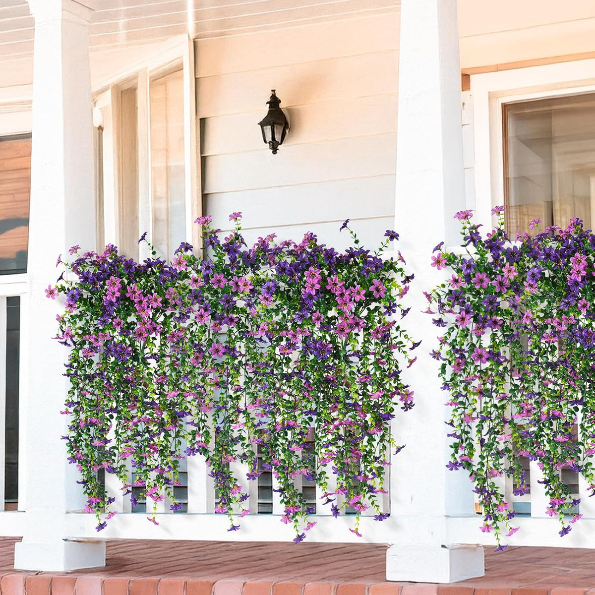 Vibrant Artificial Hanging Eucalyptus Leaves Home Decor Assortment