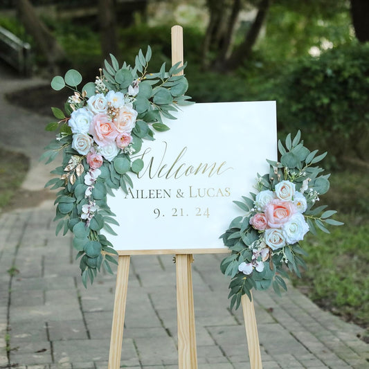 Charming Blush Pink Wedding Arch Home Decor Selection