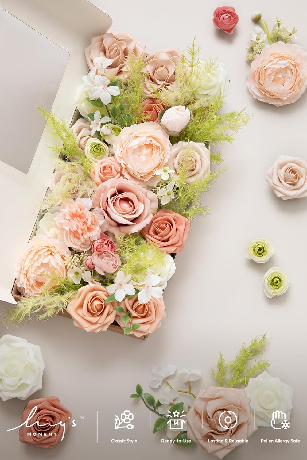 Rustic Ling Moment Box Artificial Home Decor Collection