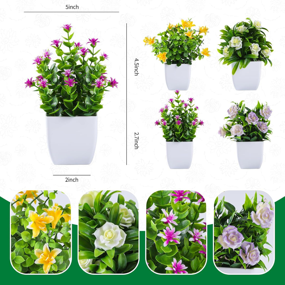 Decorative Small Artificial Mini Kitchen Home Decor Bundle