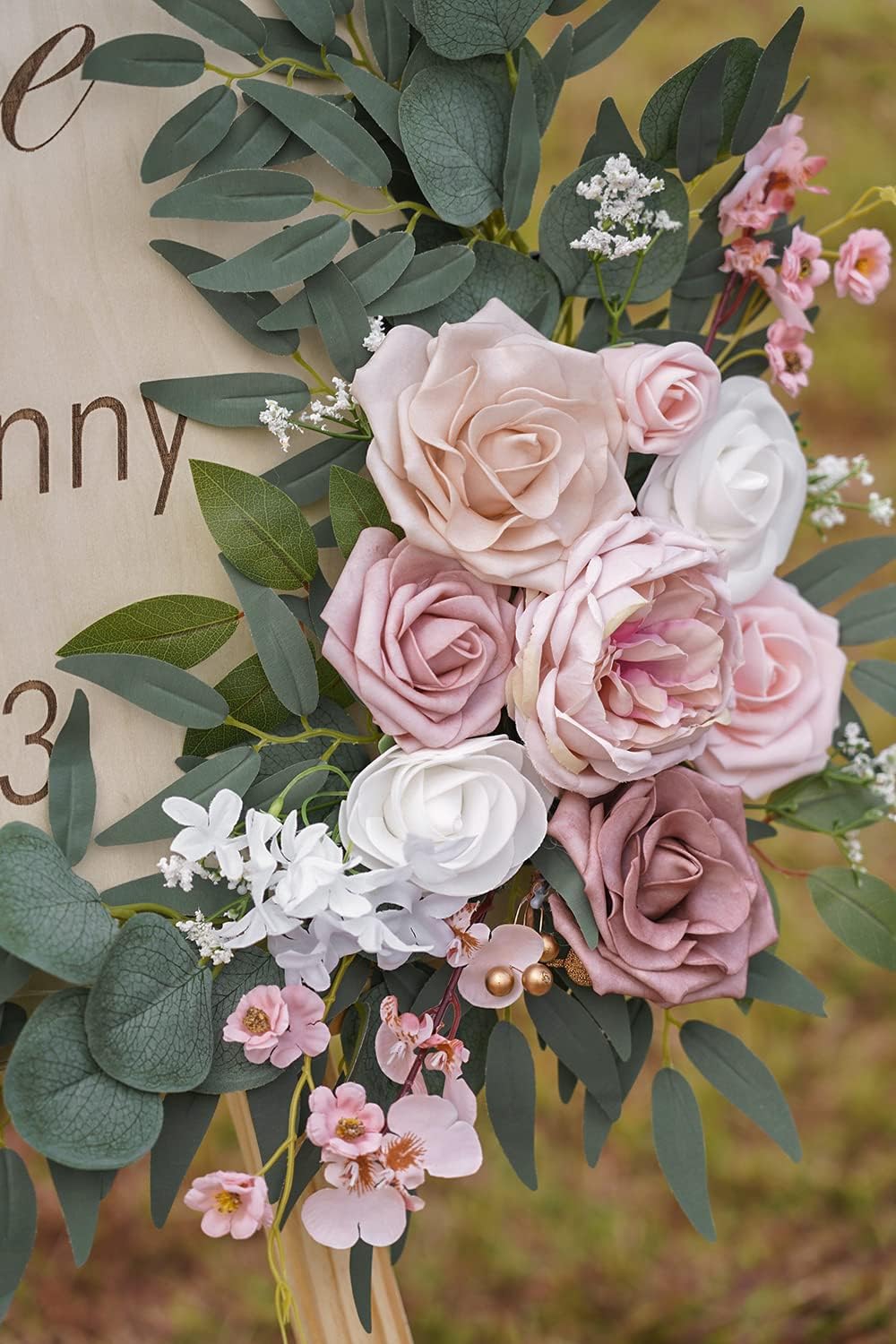 Deluxe Dusty Rose Wedding Arch Home Decor Assortment