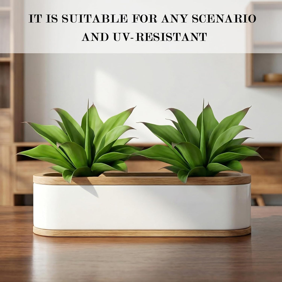 Festive Artificial Agave Resistant Succulents Home Decor Selection