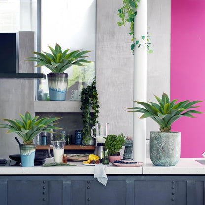 Vibrant Large Artificial Succulent Aloe Home Decor Series