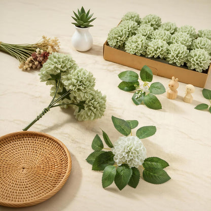 Serene Silk Rose Stems Bouquet Home Decor Kit