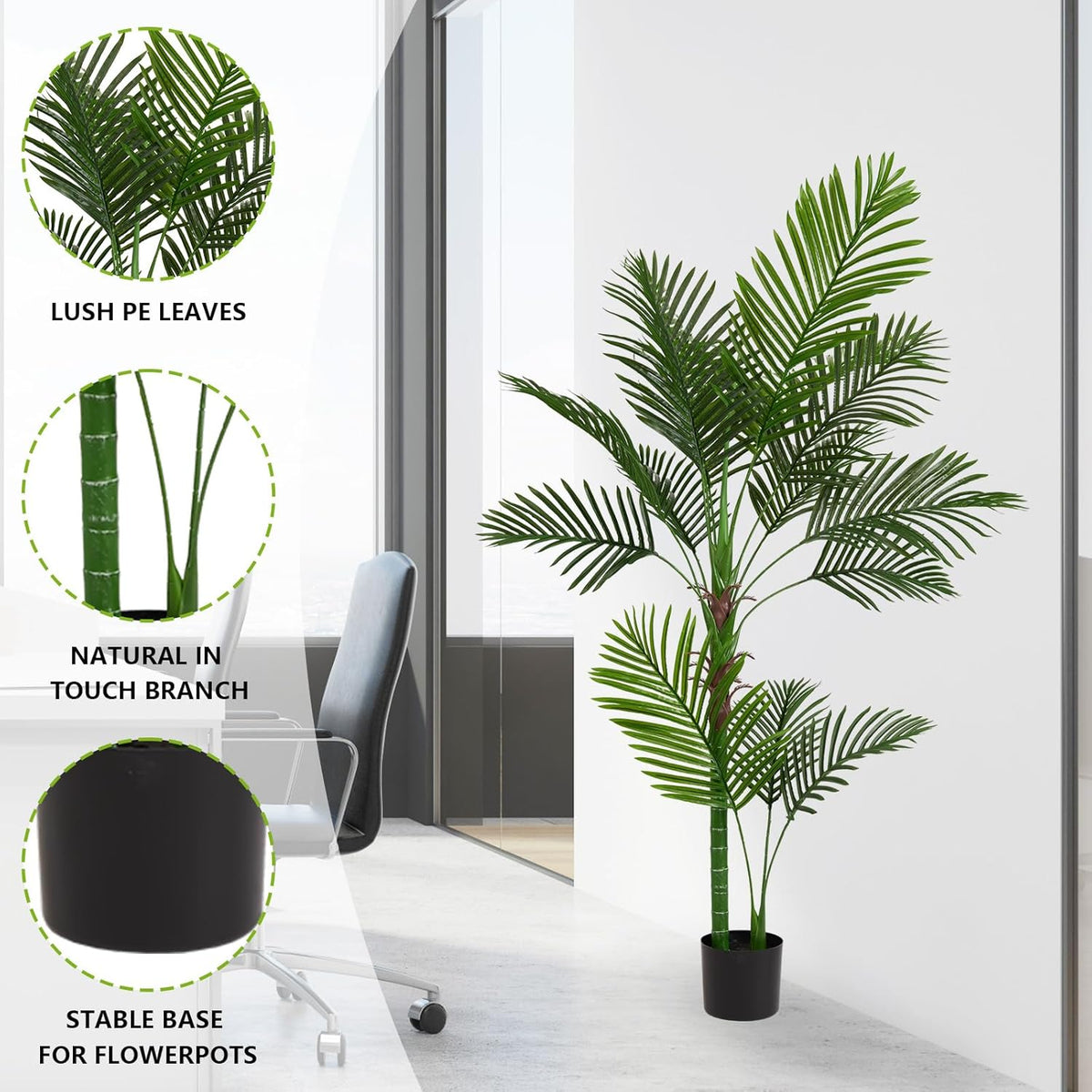 Lush Artificial Bird Paradise Resistant Home Decor Selection