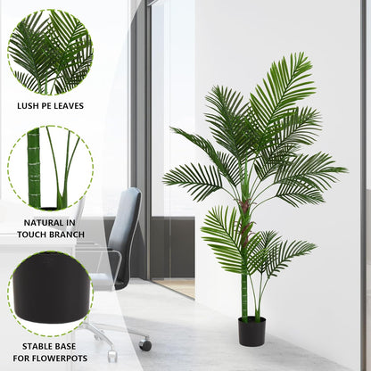 Lush Artificial Bird Paradise Resistant Home Decor Selection