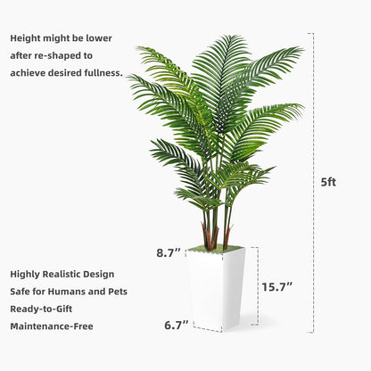 Artisan Artificial Palm Tall Black Home Decor Statement