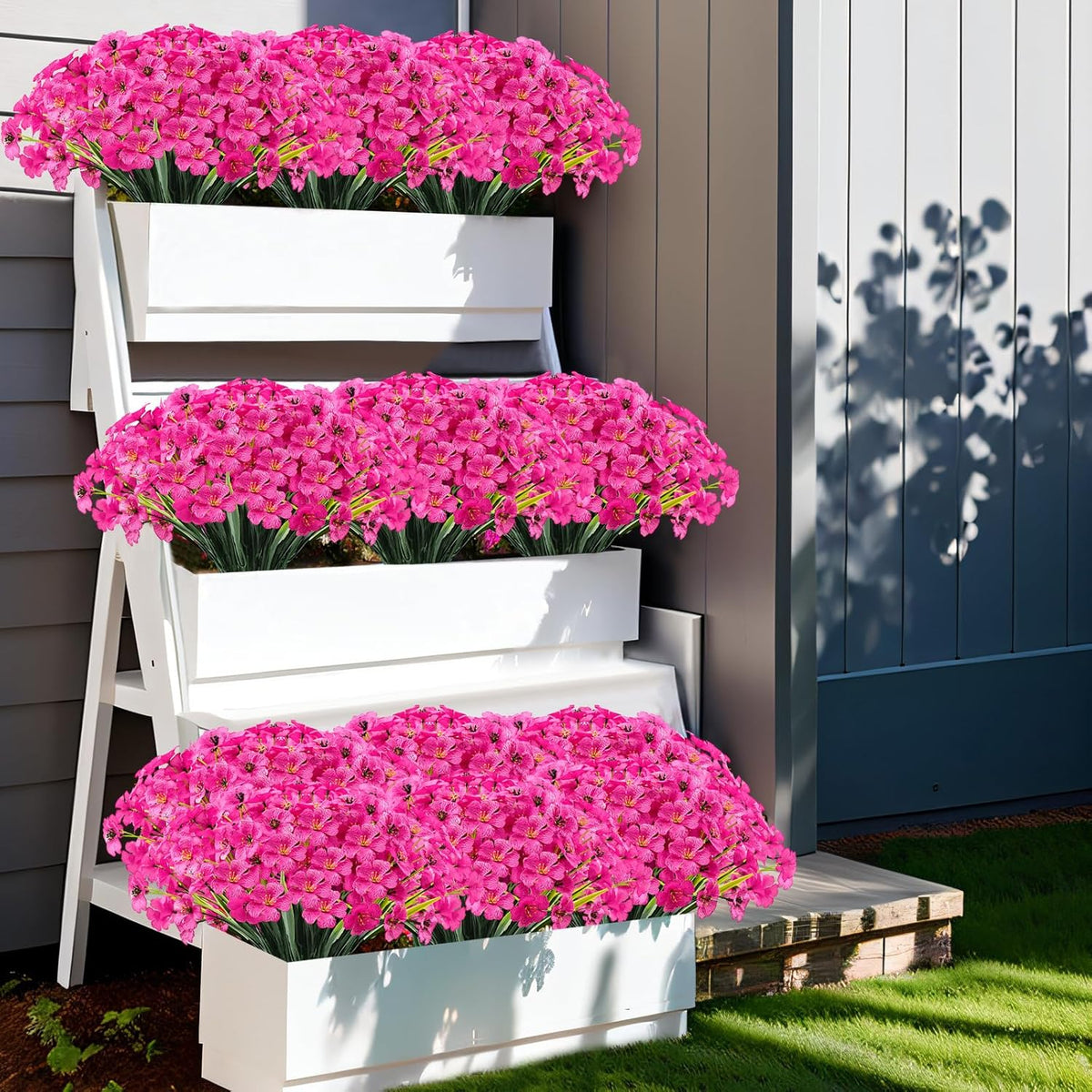 Decorative Bundles Silk UV Resistant Outdoor Decor Accent