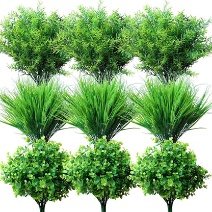 Lush Artificial Resistant Greenery UV Outdoor Decor Collection