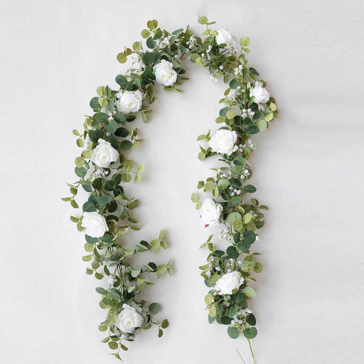 Artificial Eucalyptus Floral Garland Spring Home Decor