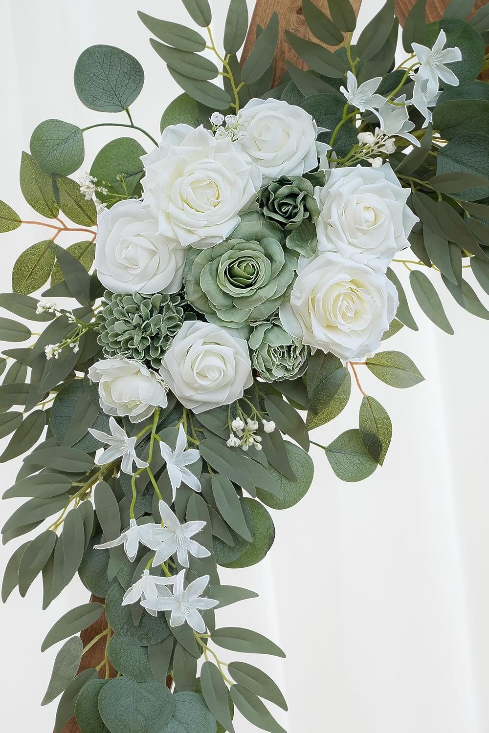 Vibrant Olalaka Sage Green White Home Decor Statement