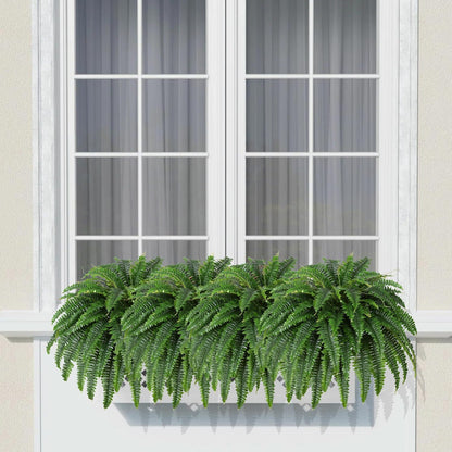Modern Large Artificial Boston Fern Home Decor Statement