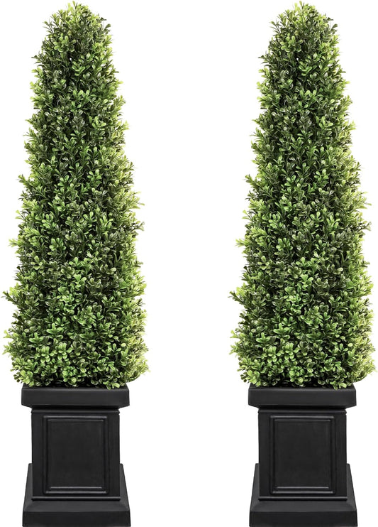 Elegant Boxwood Topiary Tall Topiaries Outdoor Decor Series