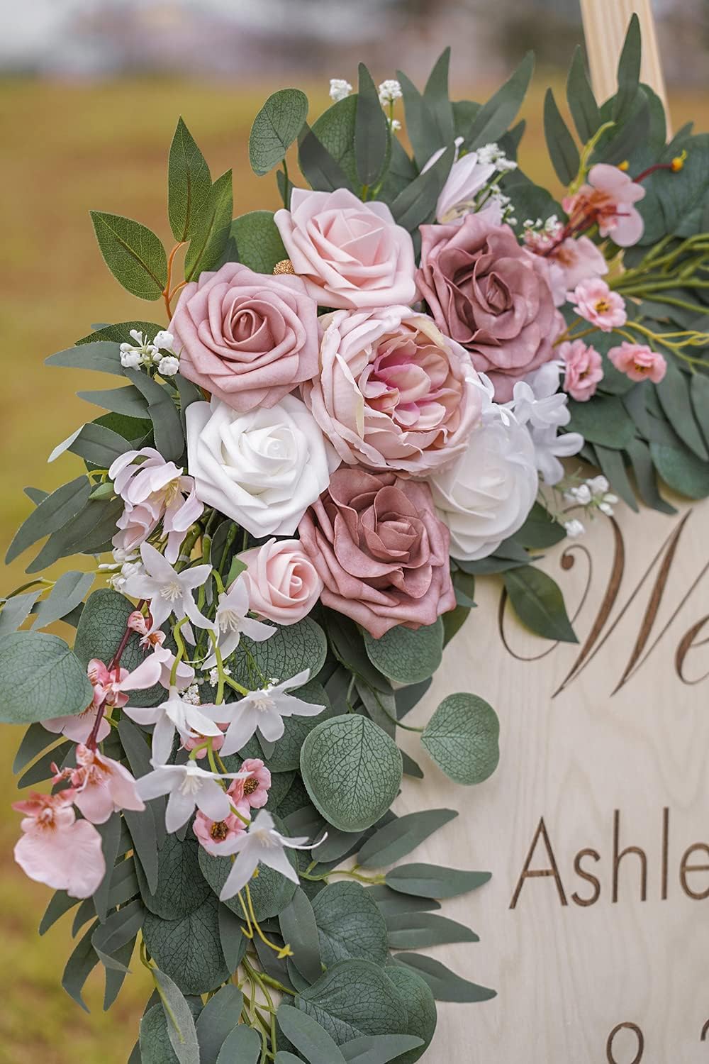 Deluxe Dusty Rose Wedding Arch Home Decor Assortment