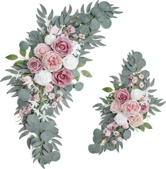 Deluxe Dusty Rose Wedding Arch Home Decor Assortment